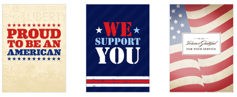 Send a FREE Thank You Card to the Troops