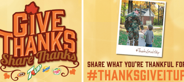 Share What You’re Thankful For = $1 Donation to Military Warrior Support Foundation