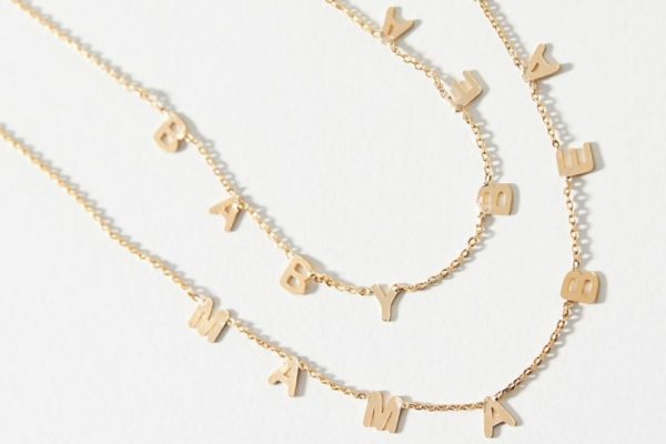40% Off Anthropologie Sale Items | Mama Bear and Baby Bear Necklace Set Only $26.97 (Regularly $68)