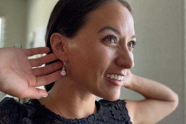 Cate & Chloe 18K Gold Drop Infinity Earrings Only $17 Shipped | Great Stocking Stuffer for Her!