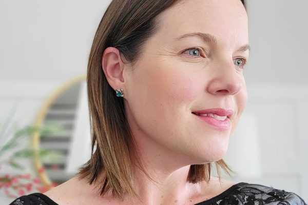 Cate & Chloe 18K Gold Plated Flower Birthstone Earrings Only $18 Shipped