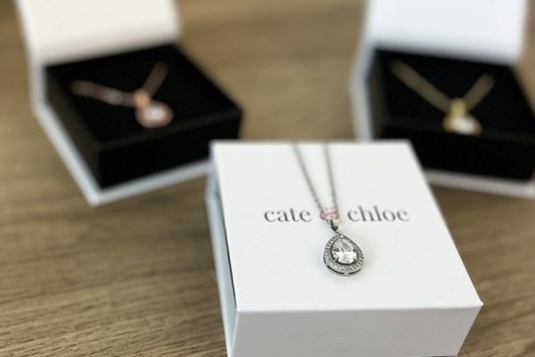 Cate & Chloe 18K Gold Plated Teardrop Necklace w/ Gift Box Just $17.60 Shipped