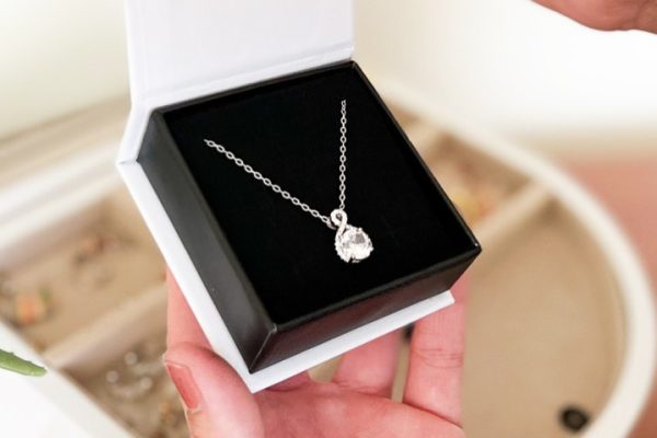 Cate & Chloe 18K Gold Plated Pendant Necklace with Gift Box Only $18 Shipped (Grad Gift Idea)