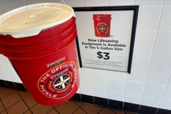 Firehouse Subs 5-Gallon Pickle Bucket Just $3 (Benefits First Responders!)