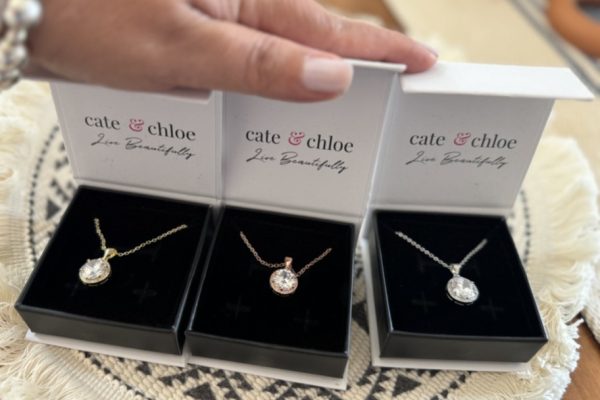 Cate & Chloe Halo Pendant Necklace ONLY $18 Shipped (Includes Gift Box!)