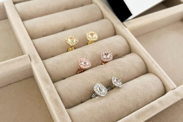 Cate & Chloe 18K Gold Plated Halo Stud Earrings in Gift Box JUST $16.99 Shipped