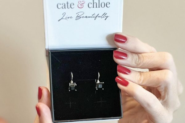 Cate & Chloe Princess Cut Drop Earrings ONLY $18 Shipped | Includes Gift Box!