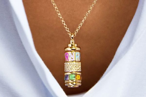 BaubleBar Initial Spinner Charm Necklace Only $20 on Amazon (Regularly $52)