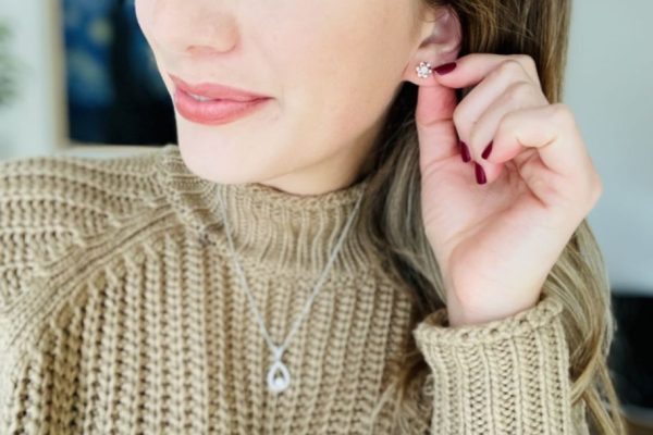 Cate & Chloe 18K Gold Stud Earrings Only $18 Shipped | Includes Box for Easy Gifting!