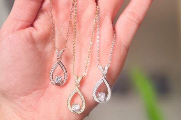 Cate & Chloe 18K Gold Plated Teardrop Necklace ONLY $17.80 Shipped