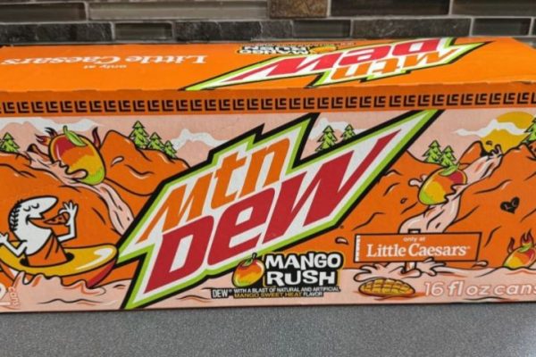 New Mango Rush Mountain Dew Available Only at Little Caesars