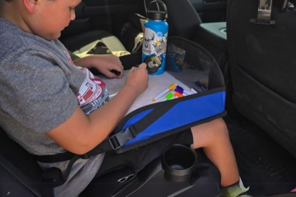 Get 50% Off Kids Travel Trays on Amazon | Has Dry-Erase Drawing Surface!