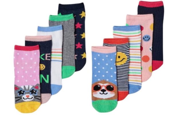 TWENTY Pairs of Wonder Nation Girls Socks Only $4.49 on Walmart.com
