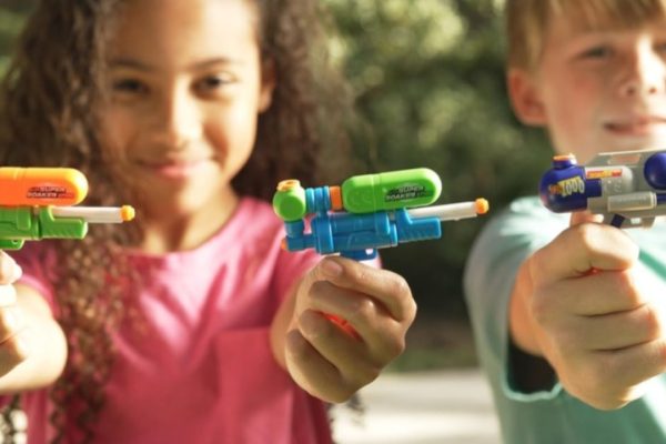 Sneak Attack! Keychain-Sized NERF Super Soakers 2-Pack Only $5.90 on Amazon